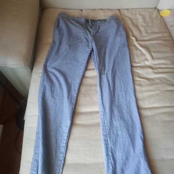 Banana Republic light blue slacks - Picture 2 of 4